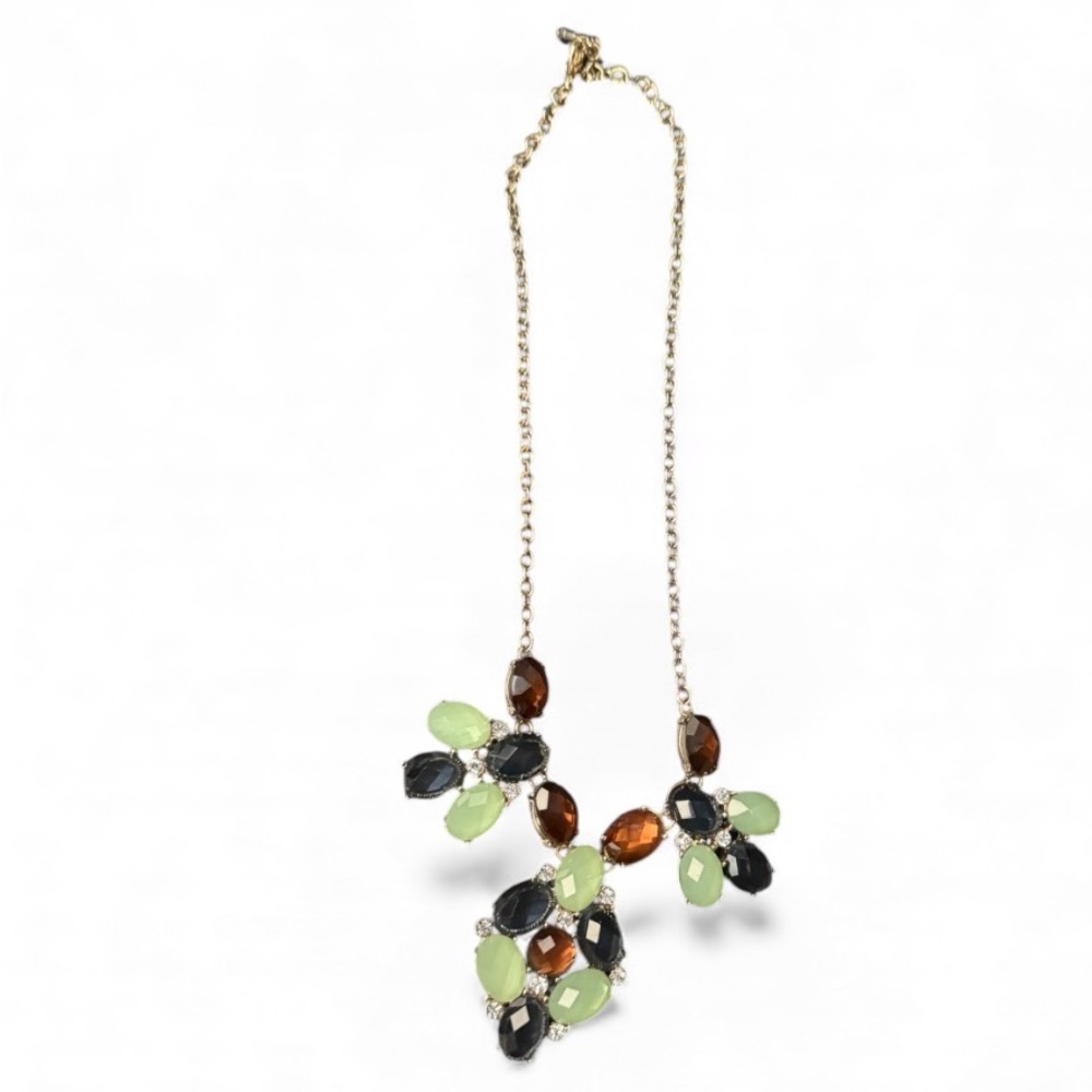 Salenapier Multi Colored Gemstone Necklace-Preown… - image 2